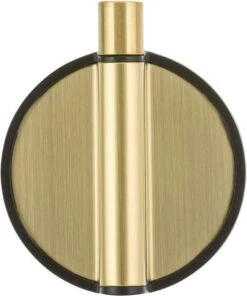 Tiger Tune - Handdoekhaak - Messing Geborsteld / Zwart -Badkamerartikelen Winkel 1002x1200