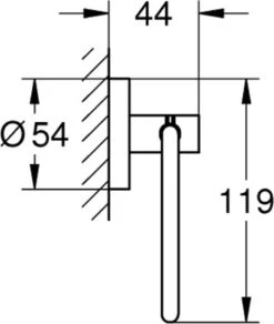 GROHE Essentials Toiletrolhouder - Zonder Klep - Chroom - 40689001 -Badkamerartikelen Winkel 1015x1200