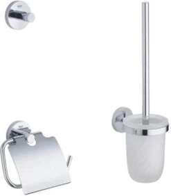 GROHE Essentials Accessoireset - Toiletrolhouder - Toiletborstelset - Haak 13 GROHE Essentials Accessoireset - Toiletrolhouder - Toiletborstelset - Haak -Badkamerartikelen Winkel 1050x1200 2
