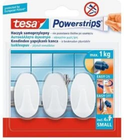 Tesa Powerstrips Small Ovaal - Wit 3 Stuks -Badkamerartikelen Winkel 1061x1200
