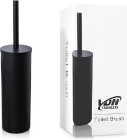 VDN Stainless Toiletborstel Met Houder - Toiletborstelhouder - Zwart - Wc Borstel Met Houder - RVS - Vrijstaand -Badkamerartikelen Winkel 1080x1200 1