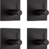 Merkloos Handdoekhaak Set Van 4 Stuks Zonder Boren RVS Zwart Vierkant Zelfklevend Badjas Theedoek Hanger Keuken Badkamer Handdoek Haakjes 1 Merkloos Handdoekhaak Set Van 4 Stuks Zonder Boren RVS Zwart Vierkant Zelfklevend Badjas Theedoek Hanger Keuken Badkamer Handdoek Haakjes -Badkamerartikelen Winkel 1112x1200