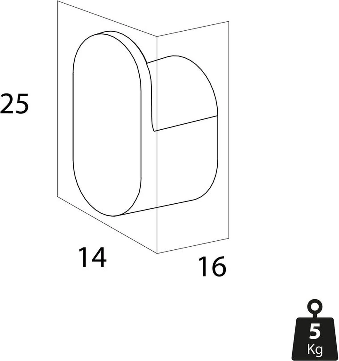 Tiger Carv - Handdoekhaak Klein (2 Stuks) - 1,6 X 1,4 X 2,5 Cm - Zwart 6 Tiger Carv - Handdoekhaak Klein (2 Stuks) - 1,6 X 1,4 X 2,5 Cm - Zwart - Afbeelding 4