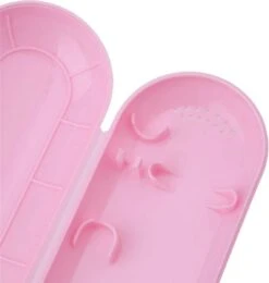 Elektrische Tandenborstel Opbergdoos Universeel - Reis Etui - Bescherm Koker - Roze - 1 Stuks -Badkamerartikelen Winkel 1141x1200