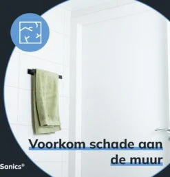 Sanics Handdoekrek Zwart 40 CM – Badkamer Of Keuken – Handdoekstang Zelfklevend – Handdoekhouder -Badkamerartikelen Winkel 1148x1200 1