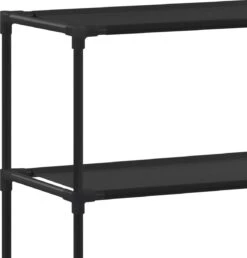 VidaXL Opbergrek Voor Boven Wasmachine 3-laags 69x28x169 Cm Zwart -Badkamerartikelen Winkel 1151x1200 2