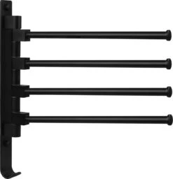 QUVIO Handdoekrek Met 4 Armen / Wandrek / Handdoekrek Keuken / Handdoekenrek Badkamer / Handdoekenrek / Handdoekrek / Handdoekrek Badkamer / Handdoekhaakjes / Handdoekhouder / Wandplank - Verstelbaar - Staal -Badkamerartikelen Winkel 1156x1200 1