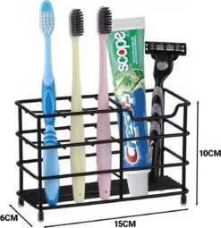 Merkloos Waal - Tandenborstelhouder - Tandenborstel Doosje - Tandenborstel Koker - Industrieel - Zwart - RVS 12 Merkloos Waal - Tandenborstelhouder - Tandenborstel Doosje - Tandenborstel Koker - Industrieel - Zwart - RVS -Badkamerartikelen Winkel 1162x1200 6