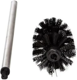Merkloos Universele Toilet Borstel Zwart Met Handgreep RVS - Wc Borstel - Toiletborstel - Set Van 2 -Badkamerartikelen Winkel 1164x1200 1