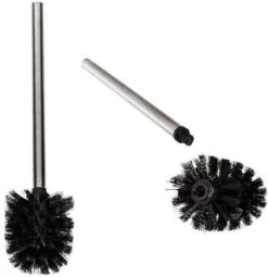 Merkloos Universele Toilet Borstel Zwart Met Handgreep RVS - Wc Borstel - Toiletborstel - Set Van 2 -Badkamerartikelen Winkel 1164x1200 2