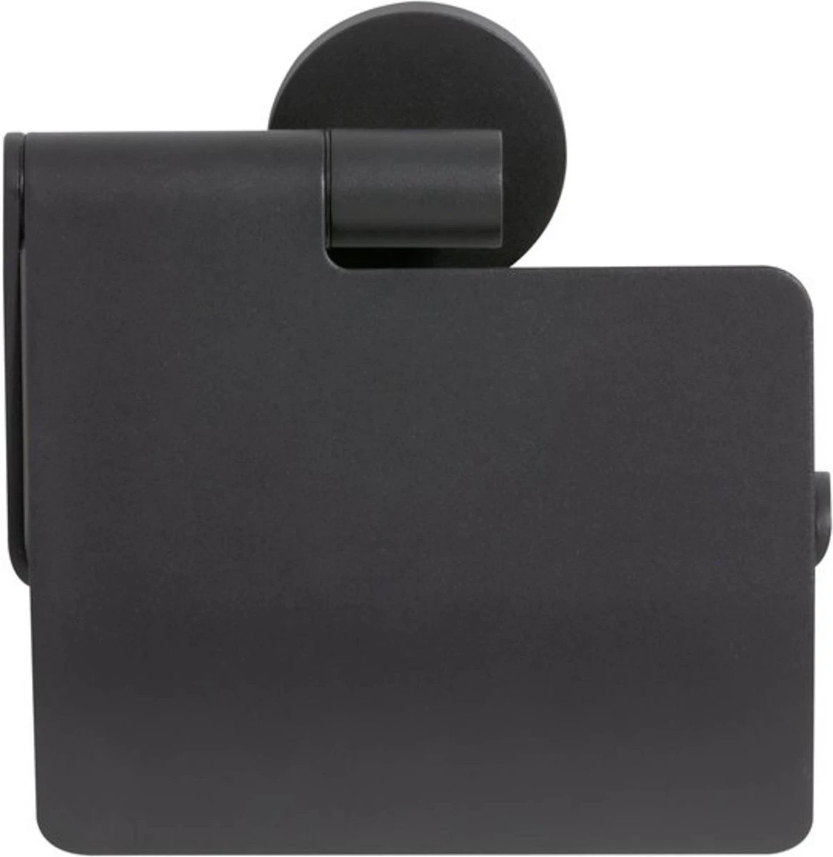 Tiger Noon Toiletrolhouder Met Klep - Zwart 4 Tiger Noon Toiletrolhouder Met Klep - Zwart - Afbeelding 2