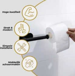 HGMD® WC Rolhouder Zelfklevend - Zwart - Toiletrolhouder Zwart - Toiletrolhouder Zonder Boren 13 HGMD® WC Rolhouder Zelfklevend - Zwart - Toiletrolhouder Zwart - Toiletrolhouder Zonder Boren -Badkamerartikelen Winkel 1173x1200 1