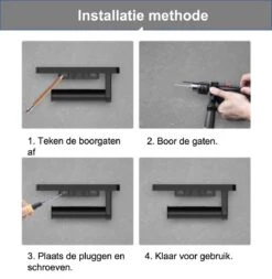 SaniRay Toiletrolhouder Met Telefoonhouder - Toiletrolhouder Met Planchet Voor Telefoon - Kunststof - WC Rolhouder Met Plankje Voor Telefoon. 13 SaniRay Toiletrolhouder Met Telefoonhouder - Toiletrolhouder Met Planchet Voor Telefoon - Kunststof - WC Rolhouder Met Plankje Voor Telefoon. -Badkamerartikelen Winkel 1173x1200
