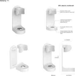 Merkloos Elektrische Tandenborstelhouder - Wit 8 Merkloos Elektrische Tandenborstelhouder - Wit -Badkamerartikelen Winkel 1175x1200 5