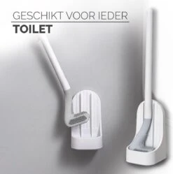 Bradey Toiletborstel Siliconen - WC Borstel Met Houder - Optimale Hygiëne - Golfclub-vorm - Komt In Alle Hoeken 30 Bradey Toiletborstel Siliconen - WC Borstel Met Houder - Optimale Hygiëne - Golfclub-vorm - Komt In Alle Hoeken -Badkamerartikelen Winkel 1189x1200 5
