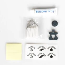 Aquathof, Zeepdispenser, Mat Zwart, 3 Kamer, 3 Reservoirs, 3x350ml, Hangend, Wandmontage -Badkamerartikelen Winkel 1192x1200 3