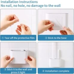 Merkloos WC Borstel Met Houder | WC Borstel | Vrijstaand | Flexibel | Wit | Inclusief Ophangsysteem En Gratis Borsteltje -Badkamerartikelen Winkel 1193x1200 5