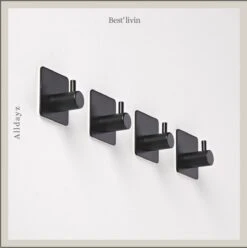 Merkloos Handdoekhaak 4 + 1 GRATIS Set Zonder Boren - RVS - Zwart - Vierkant Zelfklevend - Badjas - Theedoek Hanger Keuken Badkamer Handdoek Haakjes 10 Merkloos Handdoekhaak 4 + 1 GRATIS Set Zonder Boren - RVS - Zwart - Vierkant Zelfklevend - Badjas - Theedoek Hanger Keuken Badkamer Handdoek Haakjes -Badkamerartikelen Winkel 1194x1200 3