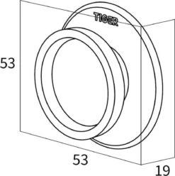 Tiger Tess - Handdoekhaken - Zwart (2 Stuks) -Badkamerartikelen Winkel 1196x1200 6