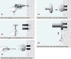 Design Handdoekhouder - Handdoekrek Voor Toilet En Badkamer - RVS Mat Zwart - 30 Cm -Badkamerartikelen Winkel 1200x1004 4