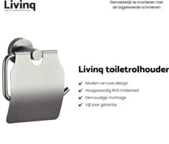 Toiletaccessoireset Gun Metal 4-delig - Luxe Toilet Set - Toiletborstel Met Houder - Toiletrolhouder Met Klep - Reserverolhouder - Handdoekhaak - Gunmetal Badkamer Accessoires -Badkamerartikelen Winkel 1200x1019 2