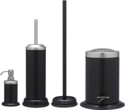 Sealskin Acero Reserverolhouder Vrijstaand - Zwart -Badkamerartikelen Winkel 1200x1056