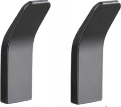 Ragnal® Zelfklevende Handdoekhaakjes RVS– Handdoekhouder- Handdoekhaak - Set Van 2 - Zwarte Handdoekhaken – Wandhaken - Waterbestendig - Handdoekhaakjes - Ophanghaken - Handdoekhaken - 3M Plakstrip - Zwarte Handdoekhaakjes - Mat Zwart -Badkamerartikelen Winkel 1200x1063