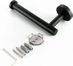 Design Toiletrolhouder - WC Rolhouder - RVS Mat Zwart - Incl. Schroeven 25 Design Toiletrolhouder - WC Rolhouder - RVS Mat Zwart - Incl. Schroeven -Badkamerartikelen Winkel 1200x1085