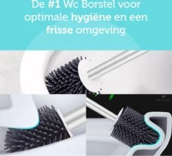 WC Borstel - Toiletborstel - WC Borstel Met Houder - Siliconen Toiletborstel - Vrijstaand Of Hangend - Slimme Lekbak - Optimale Hygiëne -Badkamerartikelen Winkel 1200x1089 2