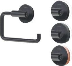 Tiger Urban - Toiletrolhouder Zonder Klep - Zwart -Badkamerartikelen Winkel 1200x1103