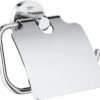GROHE Essentials Toiletrolhouder - Met Deksel - Chroom - 40367001 -Badkamerartikelen Winkel 1200x1106