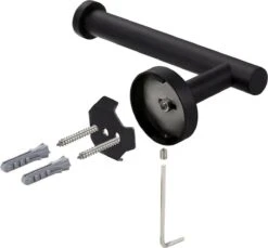 Design Toiletrolhouder - WC Rolhouder - RVS Mat Zwart - Incl. Schroeven 19 Design Toiletrolhouder - WC Rolhouder - RVS Mat Zwart - Incl. Schroeven -Badkamerartikelen Winkel 1200x1114 1