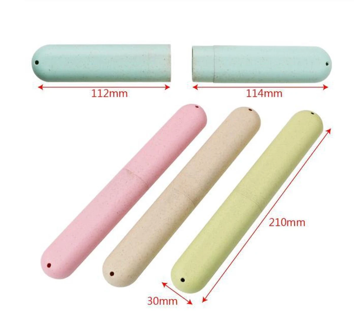 Merkloos Tandenborstel - Reis Koker - Tandenborstel Houder - Beschermer - Opberg - Case - Reizen - Blauw - 1 Stuk 4 Merkloos Tandenborstel - Reis Koker - Tandenborstel Houder - Beschermer - Opberg - Case - Reizen - Blauw - 1 Stuk - Afbeelding 2