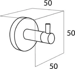 Tiger Boston - Handdoekhaak Groot - RVS Geborsteld -Badkamerartikelen Winkel 1200x1118