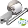 Toiletrolhouder Zonder Boren - Zilver - RVS WC Rolhouder Zelfklevend 2 Toiletrolhouder Zonder Boren - Zilver - RVS WC Rolhouder Zelfklevend -Badkamerartikelen Winkel 1200x1132