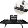 IMoshion Badplank Voor In Bad - Dienblad Inclusief Pootjes - Tablet Houder - Badrek Uitschuifbaar 75 Tot 110 Cm - Zwart -Badkamerartikelen Winkel 1200x1140 10