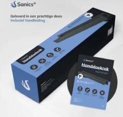 Sanics Handdoekrek Zwart 40 CM – Badkamer Of Keuken – Handdoekstang Zelfklevend – Handdoekhouder -Badkamerartikelen Winkel 1200x1144 2