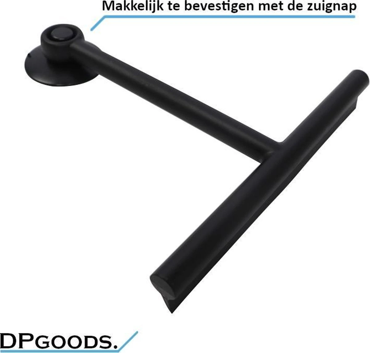 Merkloos Topsky™ - Douchewisser - Zwart - Raamwisser – Deluxe Douchewisser – Badkamer Accessoires Zwart - Douchewisser Met Zuignap – Wisser Douche 4 Merkloos Topsky™ - Douchewisser - Zwart - Raamwisser – Deluxe Douchewisser – Badkamer Accessoires Zwart - Douchewisser Met Zuignap – Wisser Douche - Afbeelding 2