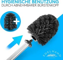 EDELHAND© Toiletpapierhouder Staand Als Toiletset [met GRATIS Toiletborstel] - Roestvrijstalen Toiletpapierhouder Staand Met Toiletborstel En Toiletpapieropslag - Toiletset Met Dienblad -Badkamerartikelen Winkel 1200x1146 1