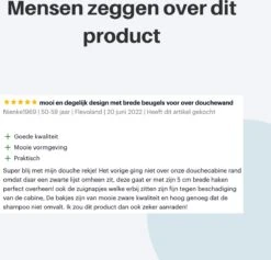 Doucherek Hangend - Ophangbaar Doucherek Matzwart - Twee Lagen - Badkamerrek - Doucherek Zonder Boren - 2 Laags - Badkamer Accessoires -Badkamerartikelen Winkel 1200x1151 4