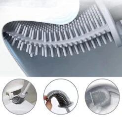 WC Borstel – Siliconen – Zwart – WC Borstel Met Houder – Vrijstaand – Hangend – WC Borstel En Houder – WC Borstel Zwart -Badkamerartikelen Winkel 1200x1153 6