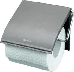 Brabantia ReNew WC Rolhouder - Met Klep - Platinum 25 Brabantia ReNew WC Rolhouder - Met Klep - Platinum -Badkamerartikelen Winkel 1200x1156 2