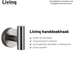 Toiletaccessoireset Gun Metal 4-delig - Luxe Toilet Set - Toiletborstel Met Houder - Toiletrolhouder Met Klep - Reserverolhouder - Handdoekhaak - Gunmetal Badkamer Accessoires -Badkamerartikelen Winkel 1200x1156 7