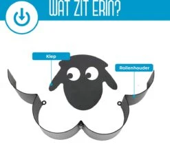 Schaap Toiletrolhouder| Extensso® | - Wc Rolhouder - Wc Rolhouder Zwart - Wc Rolhouder Staand - Wc Rolhouder Zonder Boren - Toiletrolhouder Staand - Zonder Boren - Toiletrolstandaard - Kerst Cadeau - Cadeautjes 13 Schaap Toiletrolhouder| Extensso® | - Wc Rolhouder - Wc Rolhouder Zwart - Wc Rolhouder Staand - Wc Rolhouder Zonder Boren - Toiletrolhouder Staand - Zonder Boren - Toiletrolstandaard - Kerst Cadeau - Cadeautjes -Badkamerartikelen Winkel 1200x1157 2