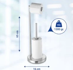 VDN Stainless Wc Rolhouder Staand - Toiletrolhouder En Reserverolhouder - RVS - Geschikt Voor 3+1 WC Papier Rollen - 2 In 1 -Badkamerartikelen Winkel 1200x1158 1