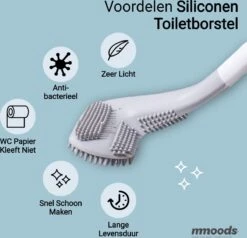 Mmoods Siliconen Golf Toiletborstel – WC Borstel Met Houder – Flexibele Siliconen WC Borstel – Antibacterieel – Hygiënisch – Wit -Badkamerartikelen Winkel 1200x1158 7
