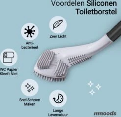 Mmoods Siliconen Golf Toiletborstel – WC Borstel Met Houder – Flexibele Siliconen WC Borstel – Antibacterieel – Hygiënisch – Zwart 10 Mmoods Siliconen Golf Toiletborstel – WC Borstel Met Houder – Flexibele Siliconen WC Borstel – Antibacterieel – Hygiënisch – Zwart -Badkamerartikelen Winkel 1200x1158 9