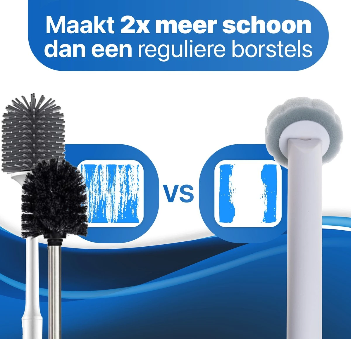 RevoBrush WC Borstel Met Houder Vrijstaand - Hygiënische Toiletborstel - Met 14x Pads 5 RevoBrush WC Borstel Met Houder Vrijstaand - Hygiënische Toiletborstel - Met 14x Pads - Afbeelding 3