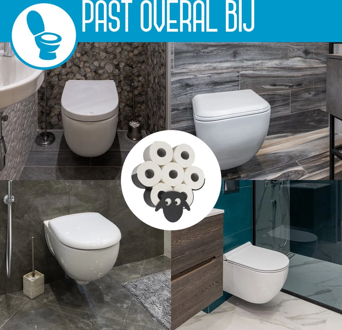 Schaap Toiletrolhouder| Extensso® | - Wc Rolhouder - Wc Rolhouder Zwart - Wc Rolhouder Staand - Wc Rolhouder Zonder Boren - Toiletrolhouder Staand - Zonder Boren - Toiletrolstandaard - Kerst Cadeau - Cadeautjes 6 Schaap Toiletrolhouder| Extensso® | - Wc Rolhouder - Wc Rolhouder Zwart - Wc Rolhouder Staand - Wc Rolhouder Zonder Boren - Toiletrolhouder Staand - Zonder Boren - Toiletrolstandaard - Kerst Cadeau - Cadeautjes - Afbeelding 4