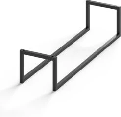 SaniDreams Carbon Handdoekenrek L Zwart - Staal - 90x25x20cm -Badkamerartikelen Winkel 1200x1161